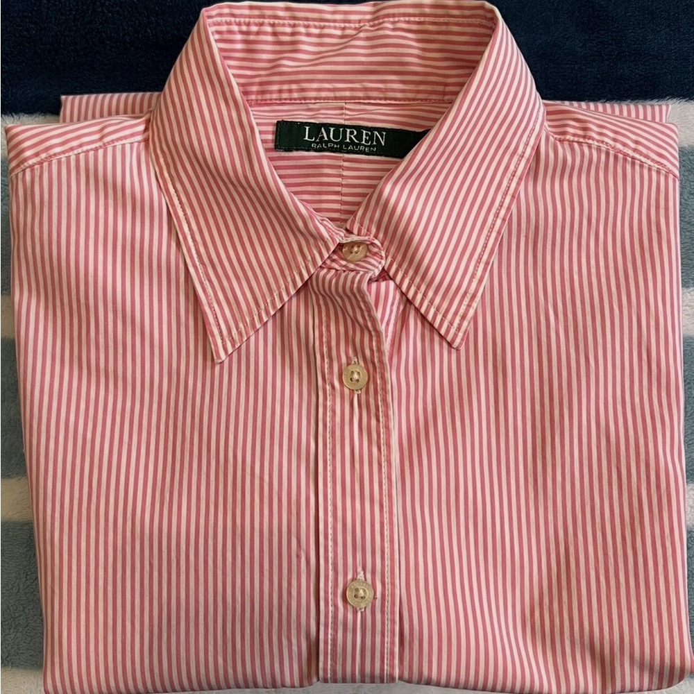 Women's Pink Striped Shirt